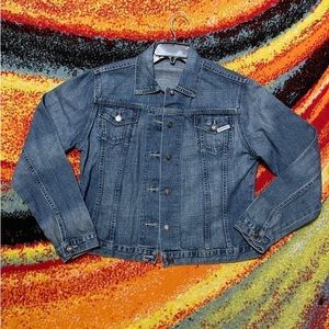 Hard Rock Orlando Jean Jacket Size Large Excellent Condition